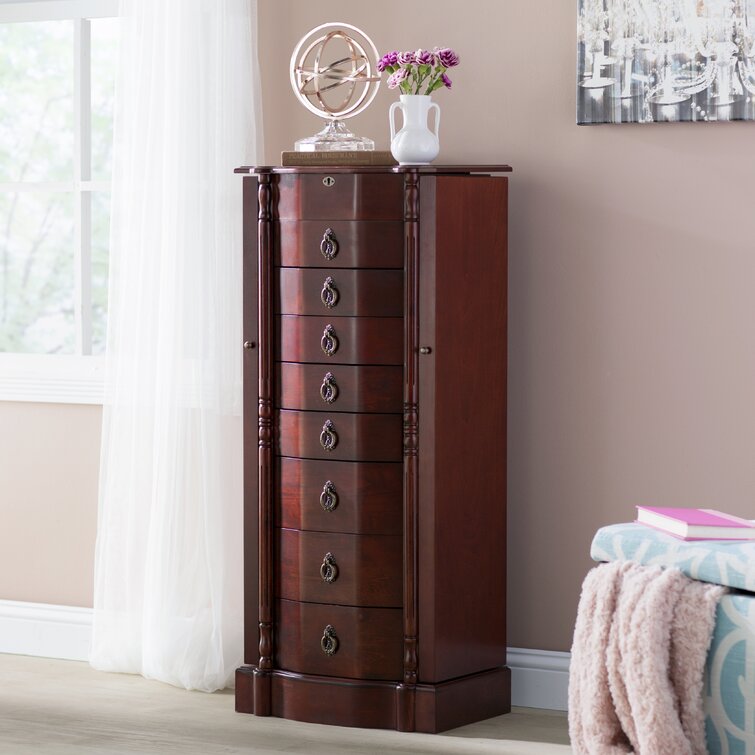 Upright jewelry deals chest